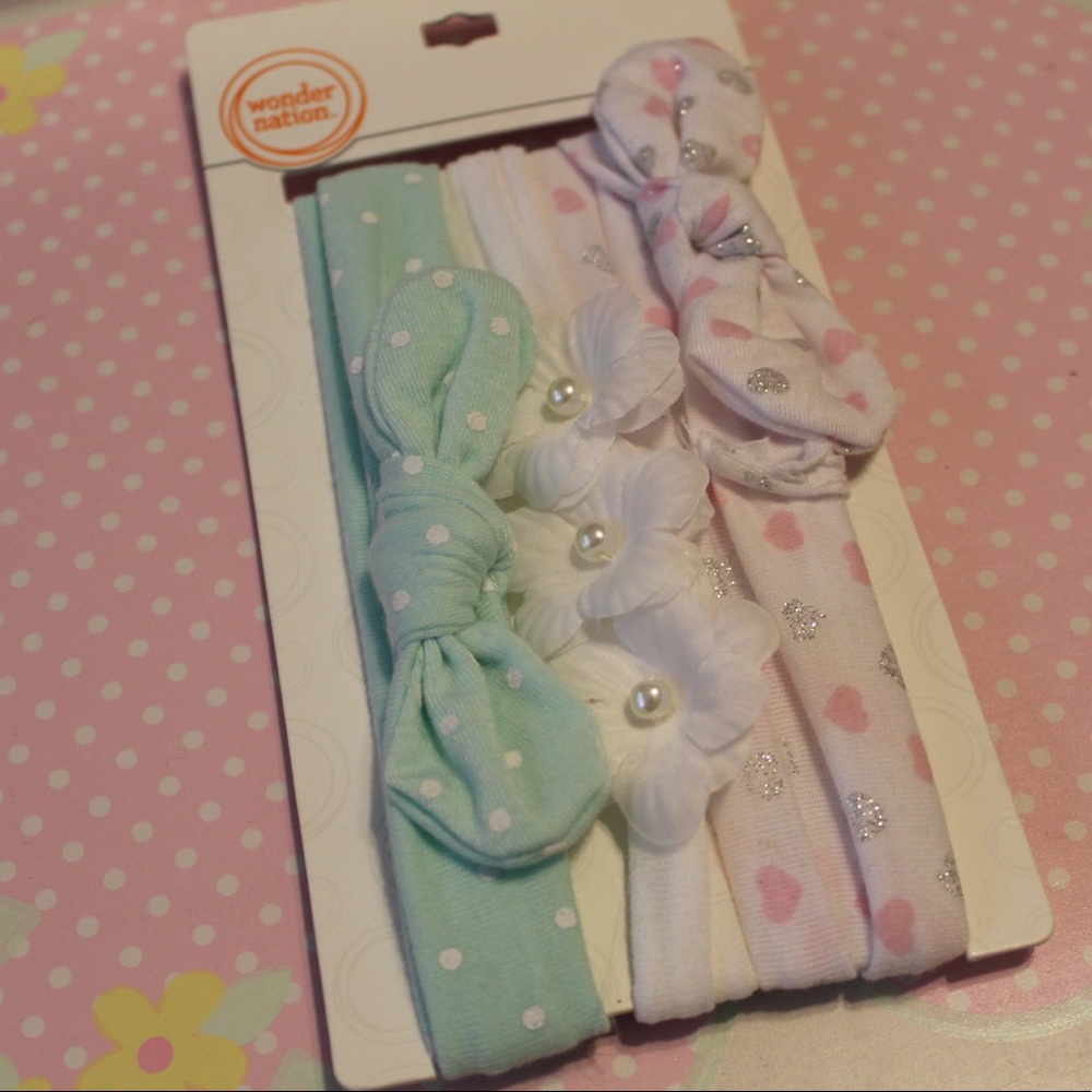 Wonder Nation infant headwraps - pack of three